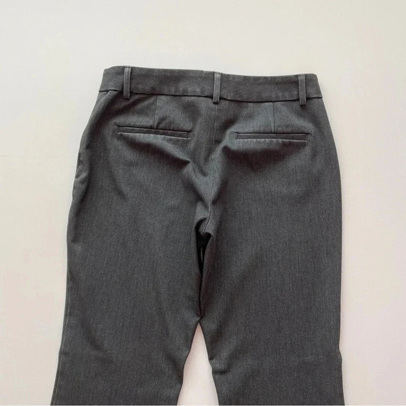 Express Editor Business Casual Gray Straight Leg Trousers Pants Size 2 Short - Picture 4 of 8